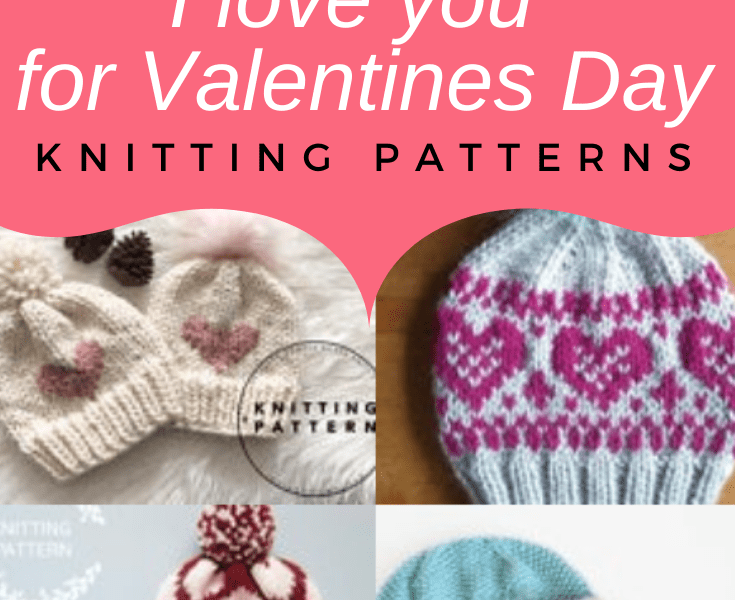 Valentine Hat Knitting Patterns