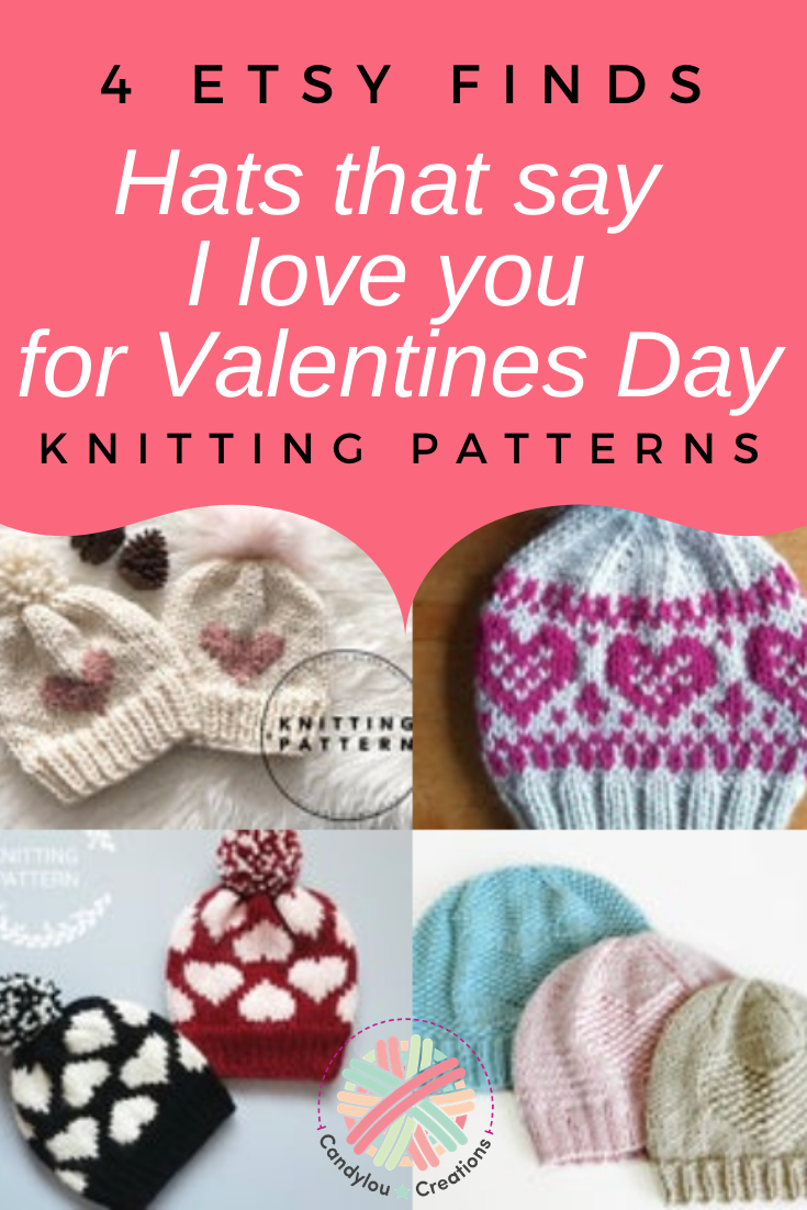 Valentine Hat Knitting Patterns