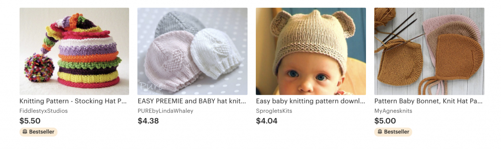 4 baby hats from Etsy to love