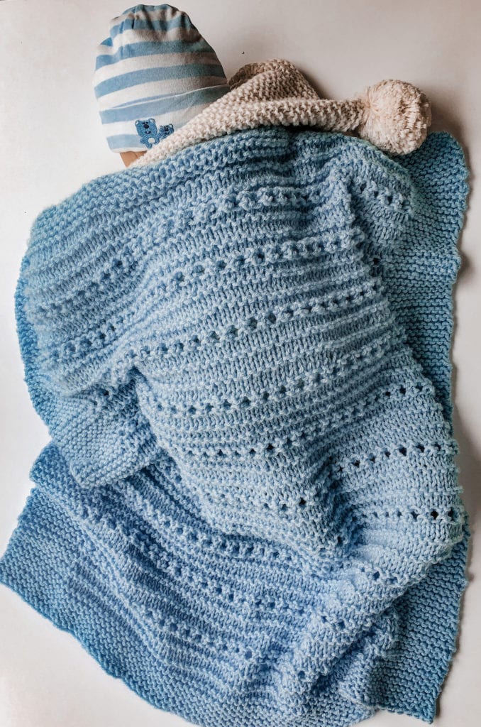 How to Knit a Cuddly Soft Baby Blanket candyloucreations