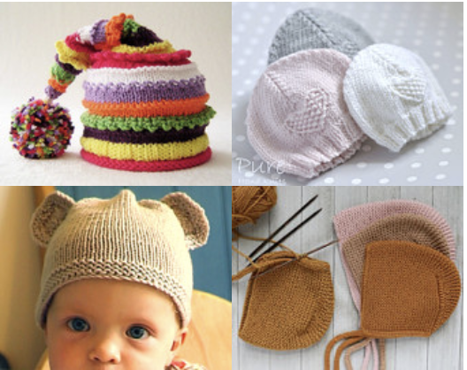 hat knitting patterns Etsy