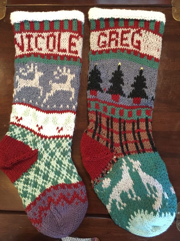Greg and Nicole’s Christmas Stockings
