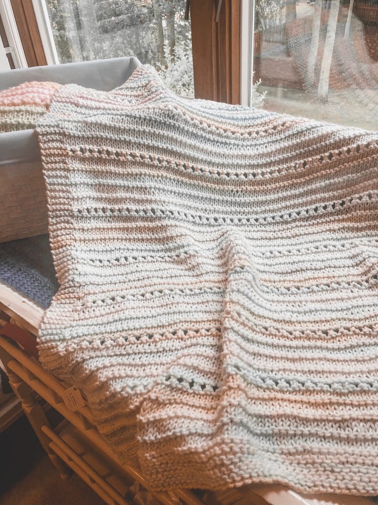 Baby Blanket Knitting Pattern: Cuddly Soft Baby Blanket