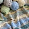 yarn and knit blanket