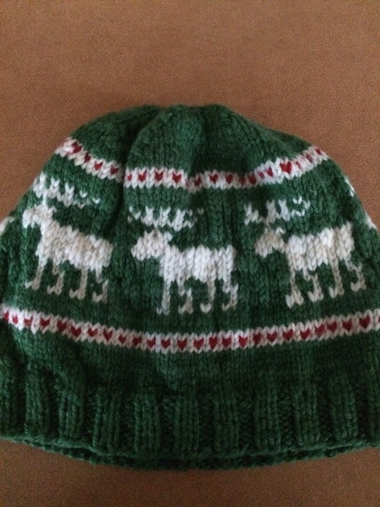 Moose Fair Isle Hat