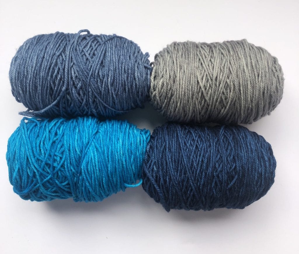 4 skeins yarn