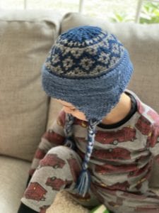 knit fair isle hat