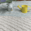 textured bottom to represent cone, upper variegated yarn is ice cream