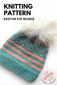 Boston Kid Beanie Knitting Pattern
