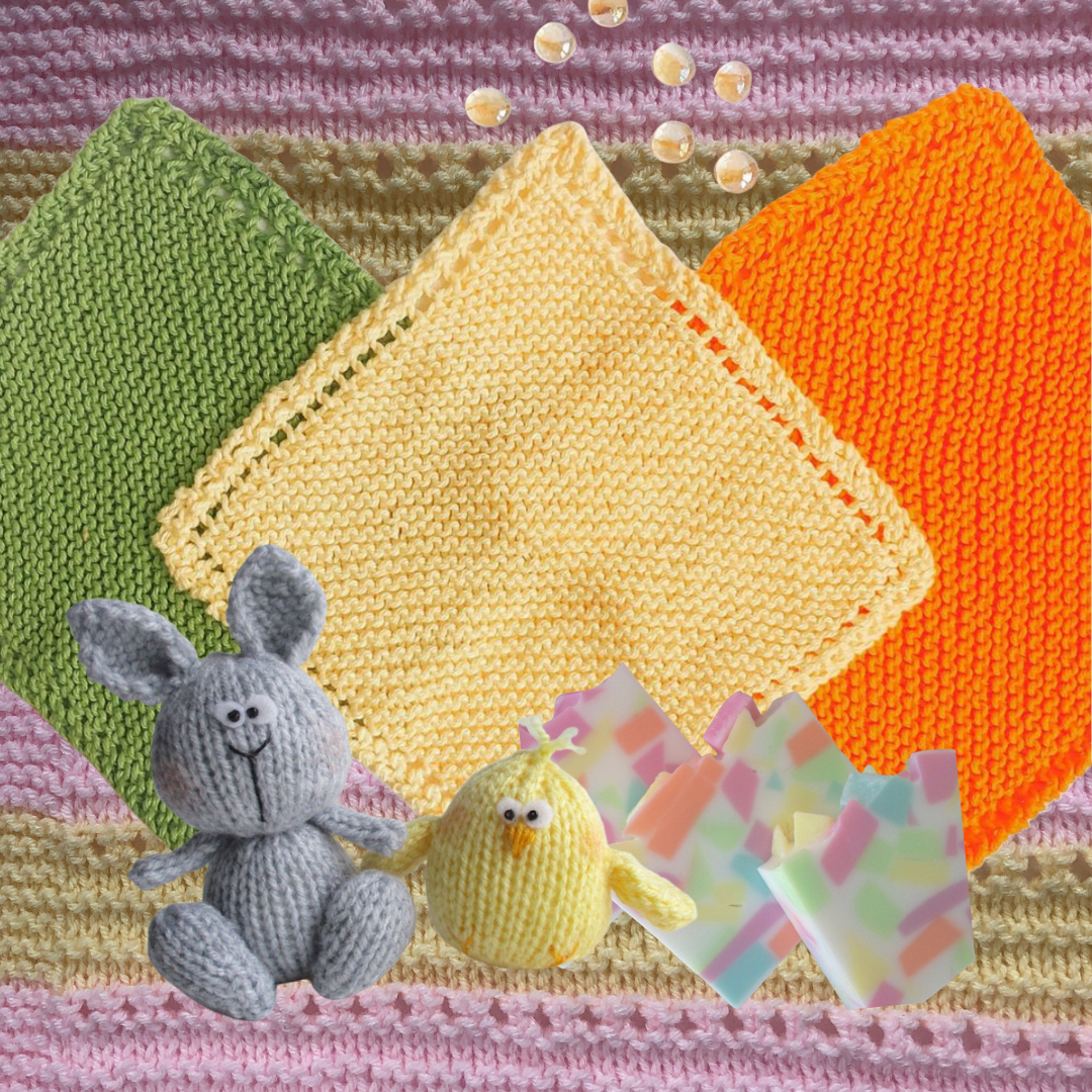 washcloth bunnies soap blanket