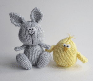 bunny and chicky toy