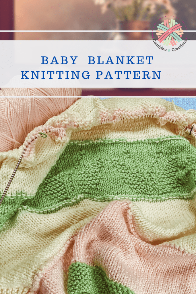 baby blanket knitting pattern pinterest pin