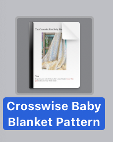 pdf copy of crosswise baby blanket pattern