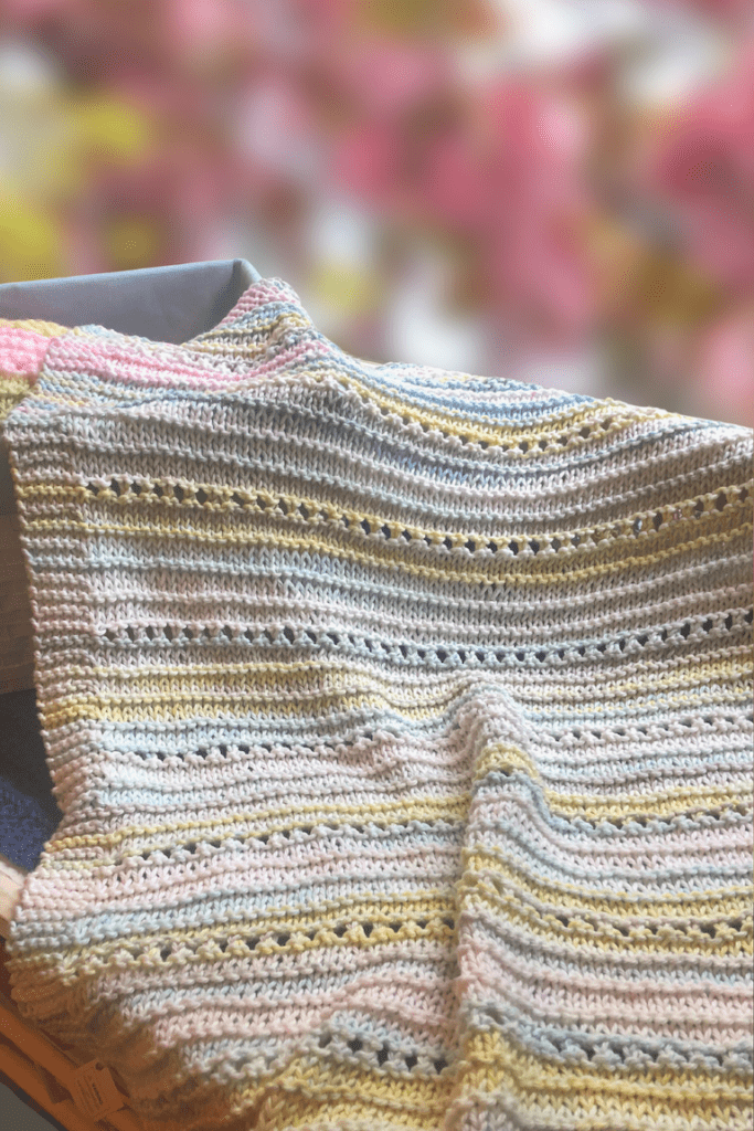 knit baby blanket