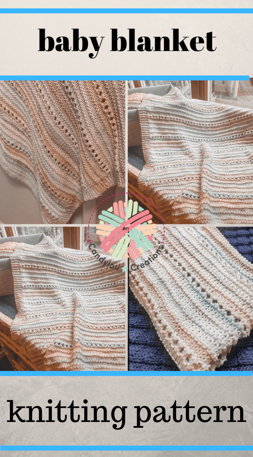 Baby Blanket Knitting Pattern: Cuddly Soft Baby Blanket - candyloucreations