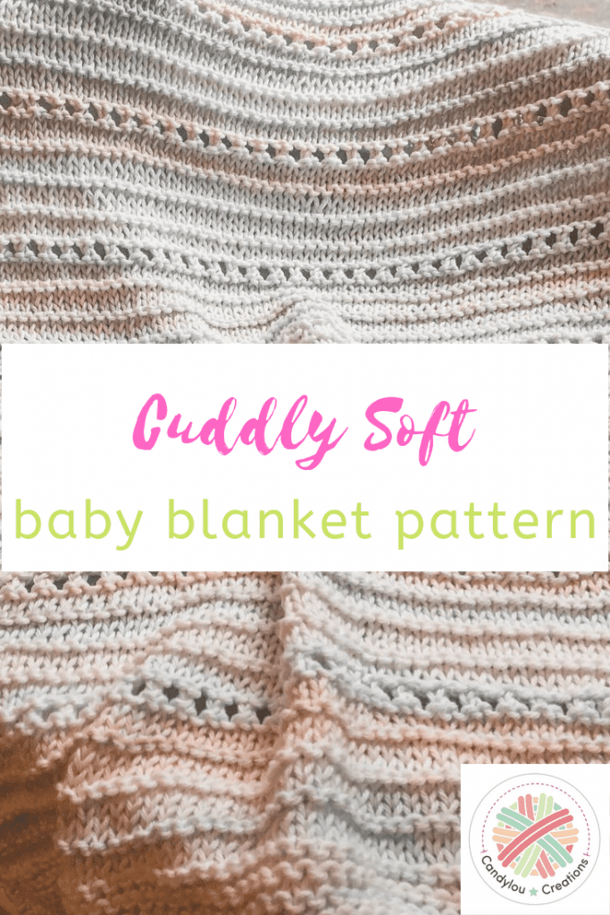 cuddly soft baby blanket knitting pattern