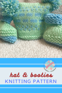 hat & booties knitting pattern