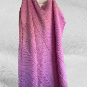 pink baby blanket