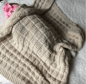baby blanket keeping sleeping baby warm