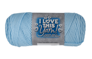 soft blue I love this yarn