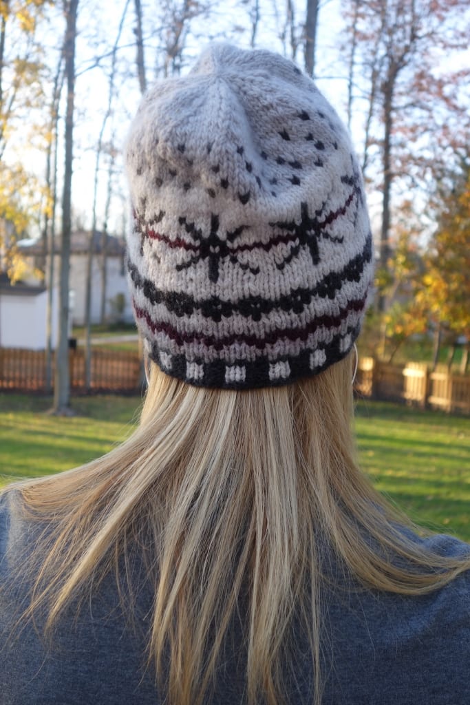 fair isle knit hat