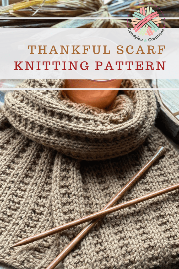 thankful scarf knitting pattern