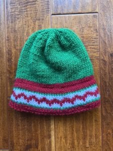 knit xmas hat