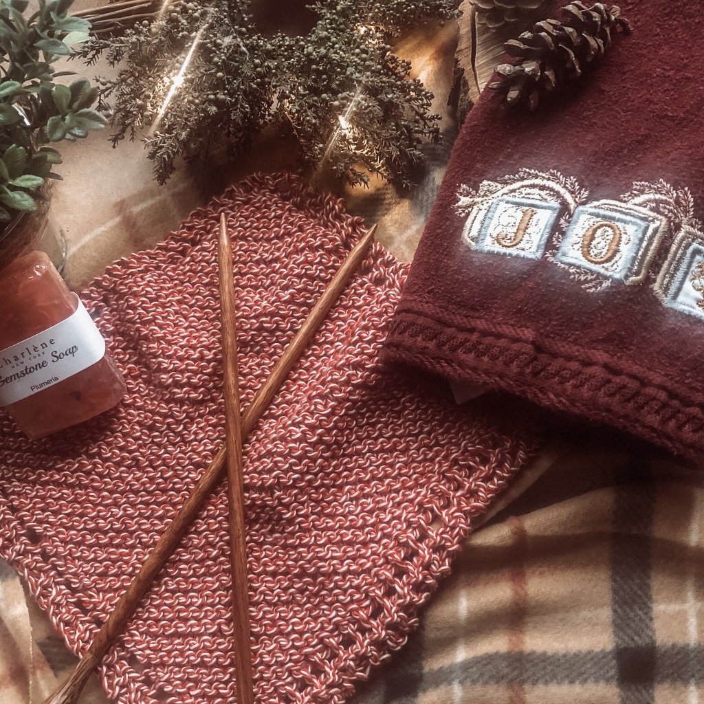 Washcloth Hostess Gift – Knitting for Holiday Favors